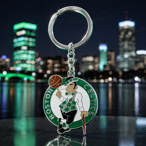 Boston celtics metal key - key, chain
